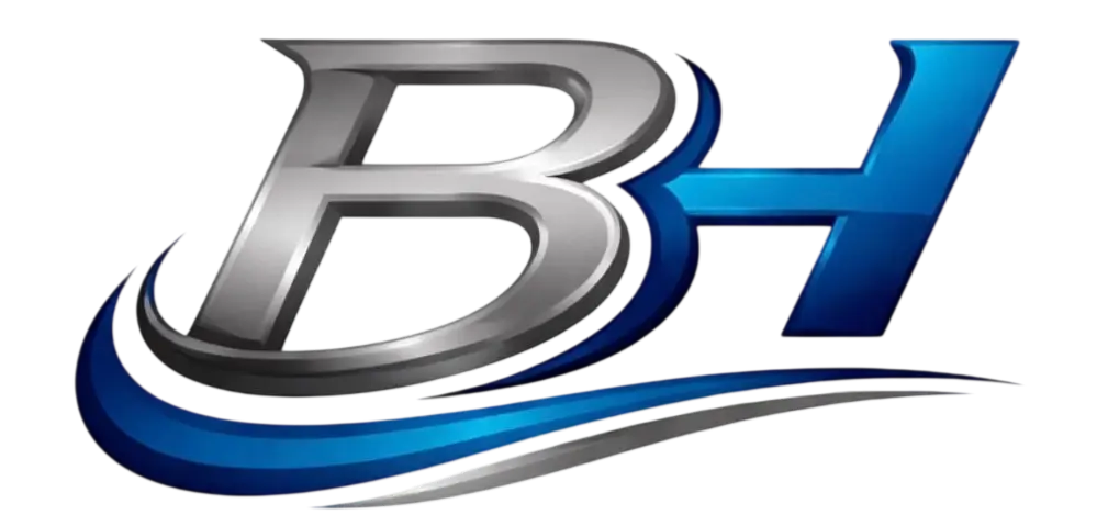 Official Batta Hyundai logo featuring silver and blue BH initials for authorized dealership.