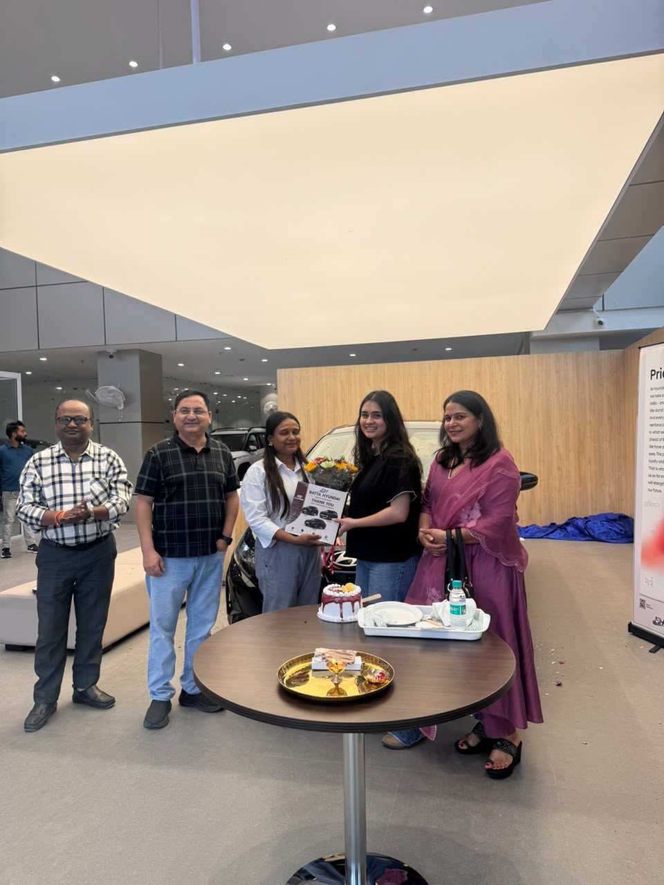 Batta Hyundai New Car Delivery Celebration Saharanpur Road Dehradun